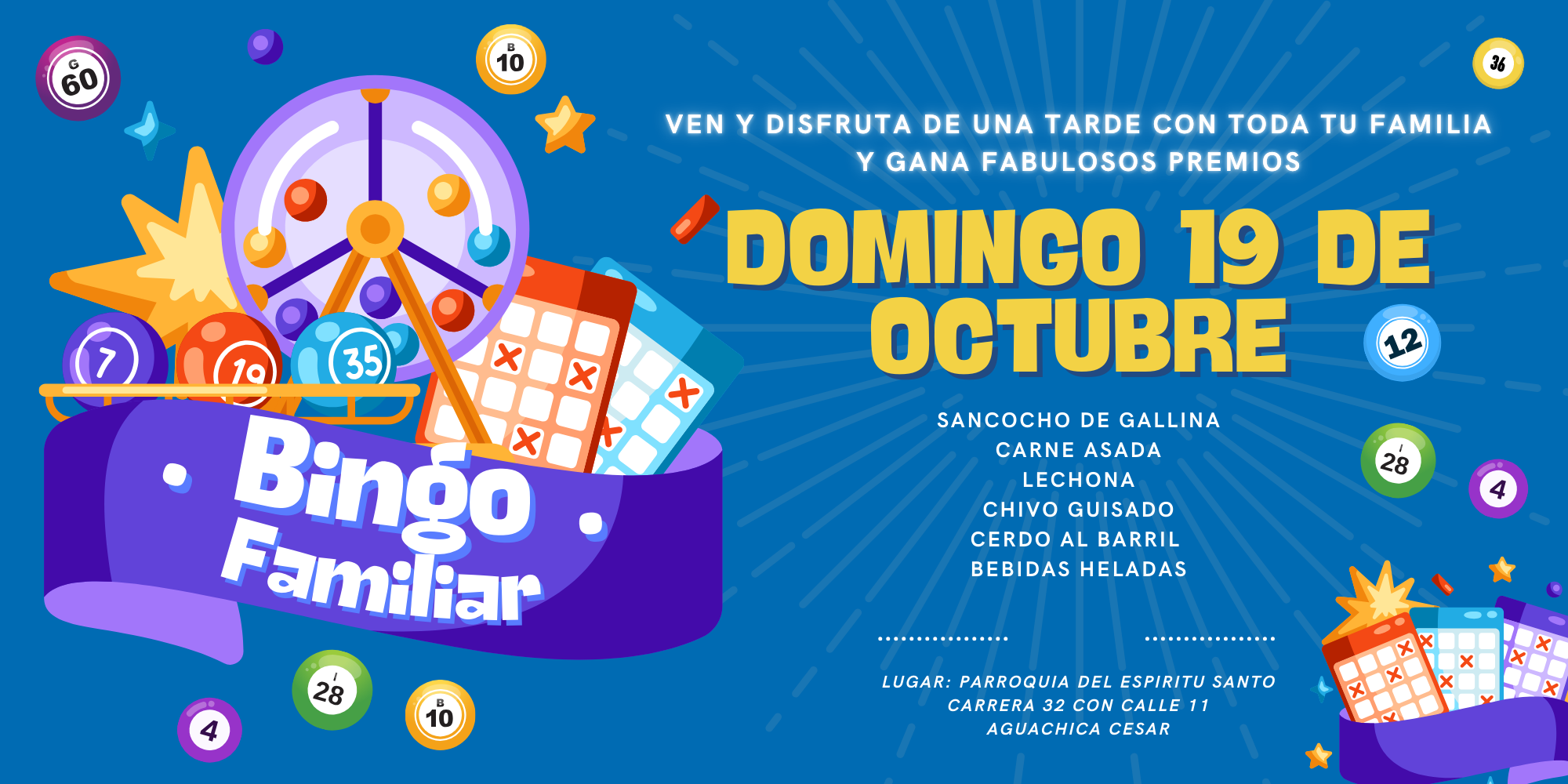 Miniatura de Gran Bingo Familiar en la Parroquia del Espíritu Santo